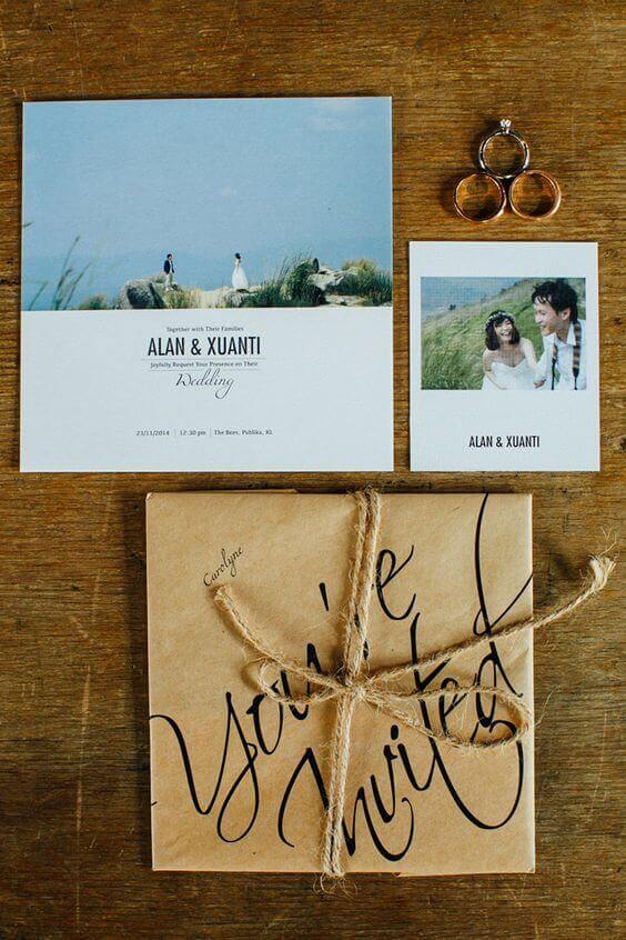 We bet you found us while looking for photo wedding invitations online! You arrived at the right place: we have those and more wedding necessities at wedwithbliss.com