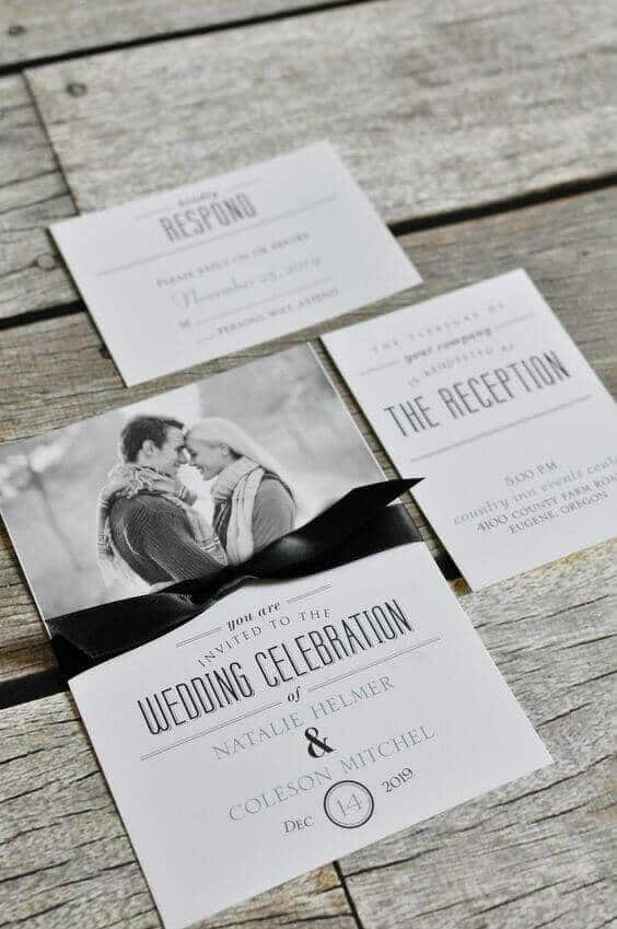 We bet you found us while looking for photo wedding invitations online! You arrived at the right place: we have those and more wedding necessities at wedwithbliss.com