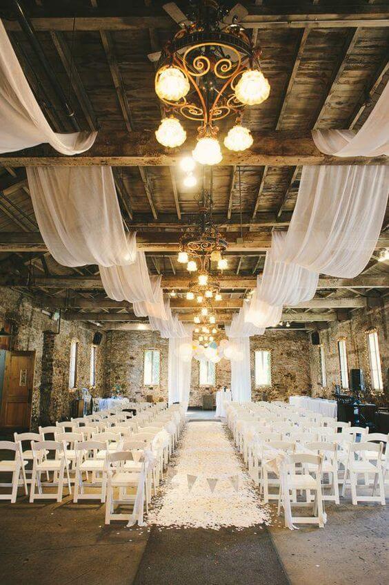 Searching for the best indoor wedding venues to get inspires for your own wedding? Well, look no further! See all the possibilities at wedwithbliss.com