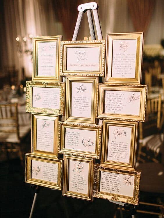 It is time to find creative ideas on how to display your wedding seating arrangements in a unique way that suits your wedding’s theme and color scheme. For more ideas go to wedwithbliss.com