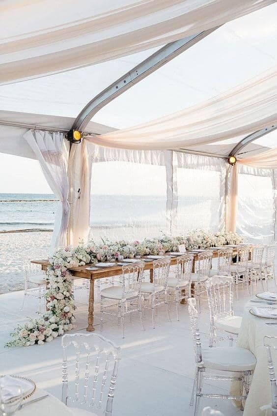 If is there something missing for you to have a wedding in a beach, you’ll find it here. From general decor to that little detail, you’ll want to have a little bit of all, to help you have the wedding of your dreams. For more ideas go to wedwithbliss.com